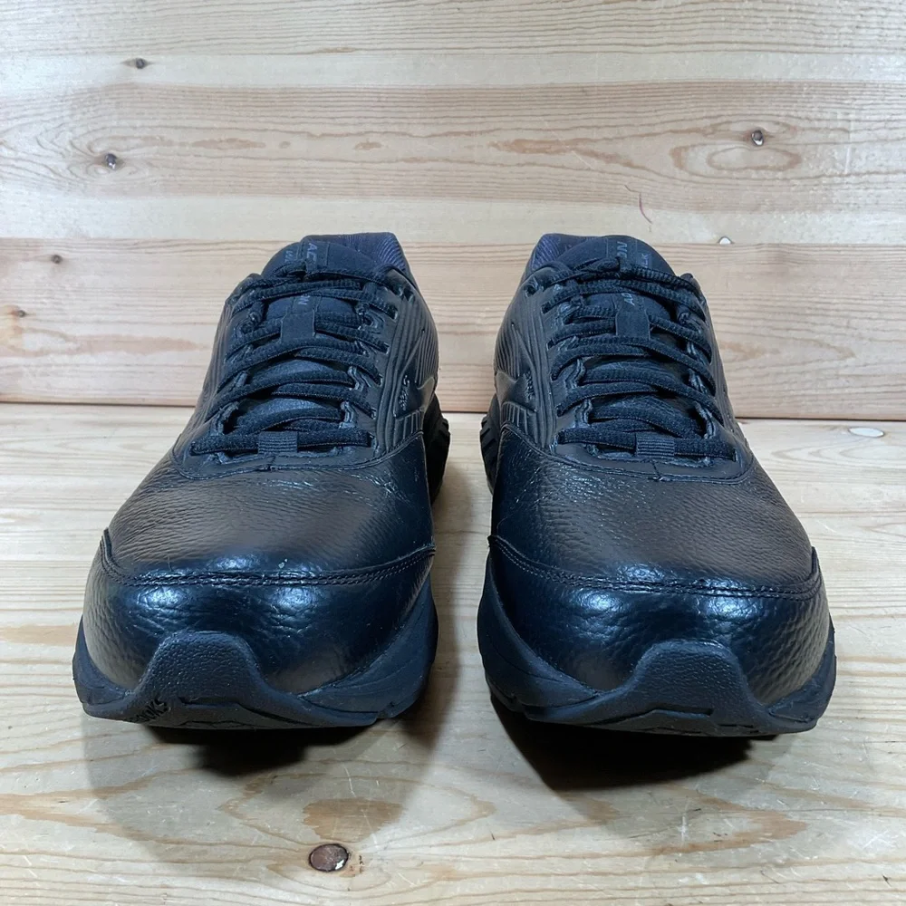 Brooks Adiction Walker 2 Shoes Men's 12.5 B NARROW Black Leather 1103181B072